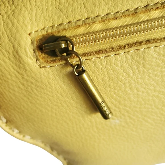 THE SAK Los Feliz Buttercup Pebbled Leather Crossbody|Shoulder Tote| Bag Purse - Picture 10 of 16